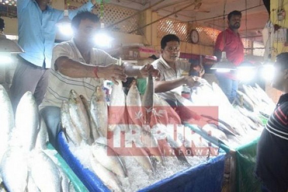 Fish import from Bangladesh to Tripura stopped for 20 days