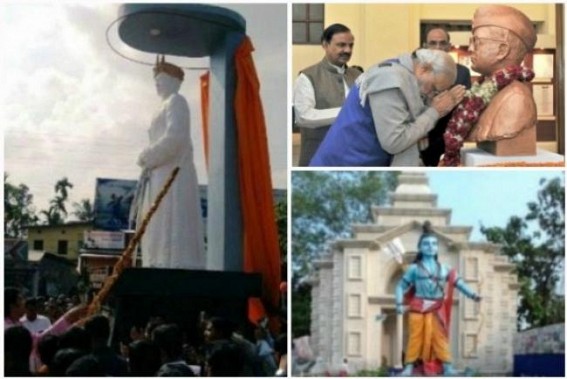 JUMLA Partyâ€™s Dirty Statue Politics : Modi, Amit Shah lies exposed nationwide, Party now selling all Anti-RSS, Anti-Communal visionaries Netaji Subhas, Sardar Patel legacy, Tripura Kings legacy to fool voters in 2019 