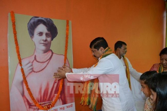 Tripura remembers Sister Nivedita on her 152nd birth anniversary
