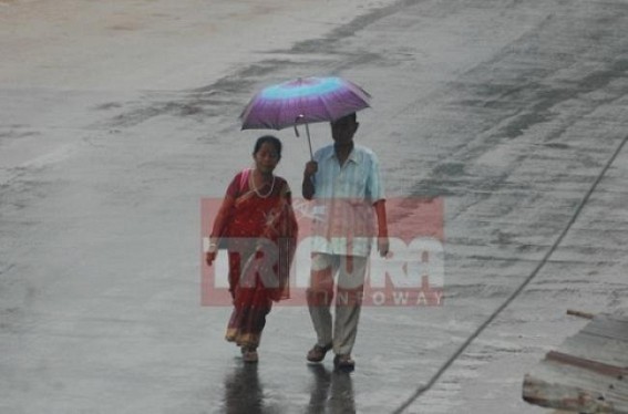 Moderate showers in Tripura to continue in next 24 hours 