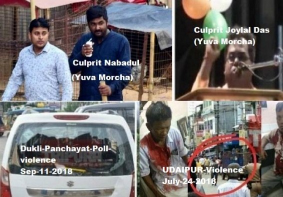 BJP's Yuva Morcha units turned 'Criminal Gangs' : Joylal Das to Nabadul Banik roaming free after pushing violence across State 