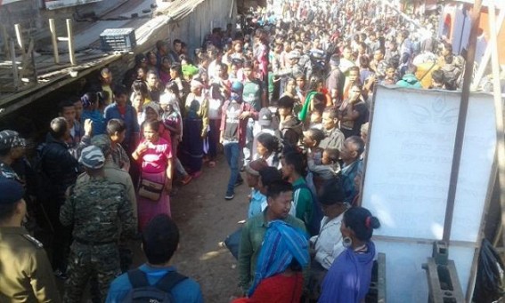 Mizoram Assembly Poll :  11,232 Bru migrants in Tripura voting at Mizoram-Tripura border amid tight security 