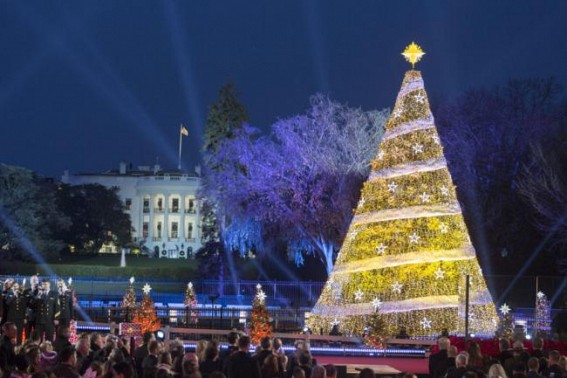 Trumps light US National Christmas Tree
