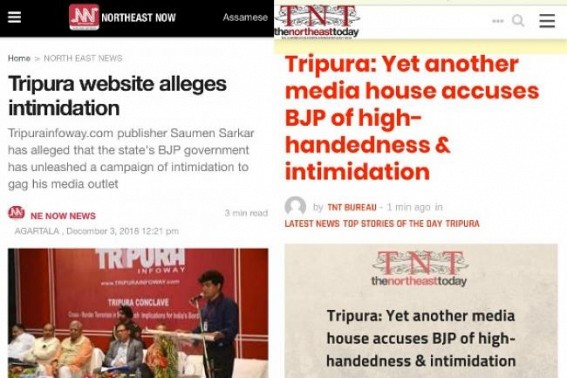 TIWN Editorâ€™s struggle to restore suppressed Media voice in Tripura goes viral, BJP Govtâ€™s illegal shutdown of Tripura Media, torturing Journalists by Mafia Police now across National media