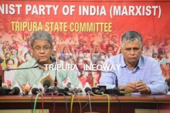 CPI-M calls comrades to utilize BJPâ€™s national landslide in Tripura