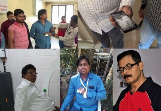 CPI-M West Dist Party Secretary attacked by BJP