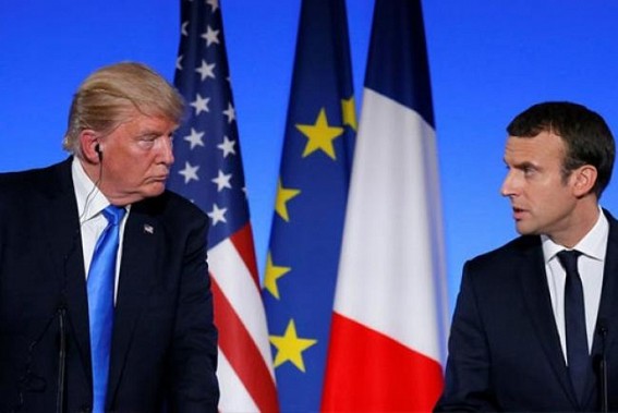 Syria conflict: Macron criticises Trump's withdrawal decision