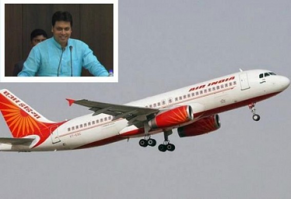 Tripura suffering from High Fares, Flights-Crisis under 10 Months BJP rule : Biplab says, â€˜Flights numbers increased at World Record under Modi Jiâ€™