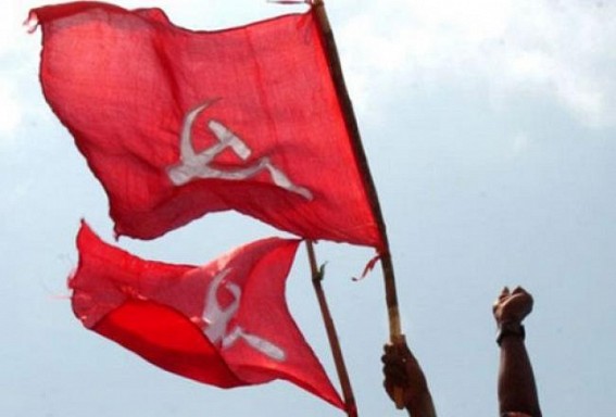 CPI-M raised party flag in Kamalpur CPI-M office, which was captured by BJP