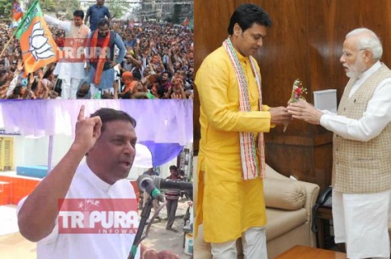 'After 4 years of JUMLA Modi, Tripura got a big Duck-EGG from 1 month of Biplab Deb' : Congress leader