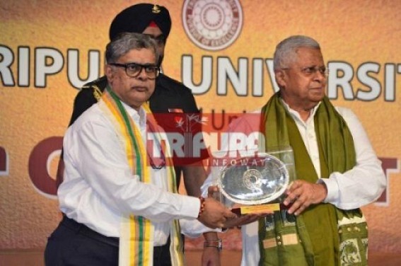 No Shame : Tripura University's Corrupt VC criticizes Governor, media after Convocation scandal 