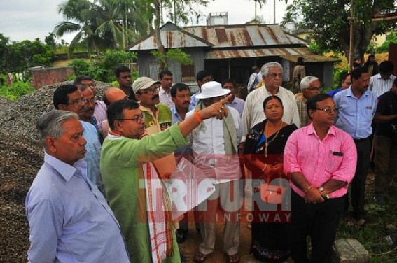 Law Minister visits Old Jail with BJP leaders