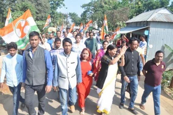 Birjit Sinha leads Congress campaign across Tripura
