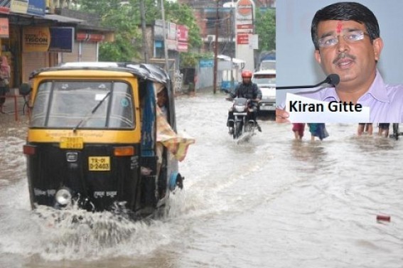 Poor drainage system,Flooding, AMCâ€™s foolishness cause difficulties to Agartala citizens : Manik Sarkar sent 2011 era AMC CEO, IAS official Kiran Gitte to Singapore to learn City planning but Gitte enjoyed family vacation at Govt Expense