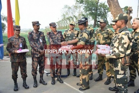 BSF-BGB exchange sweets ahead of 69th Republic Day