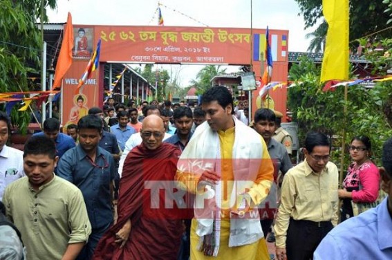 CM greets Tripura on Buddha Purnima
