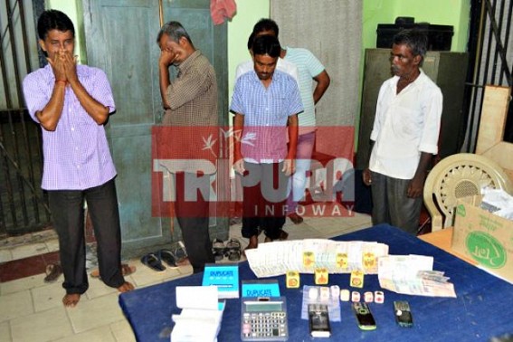 6 gamblers arrested from Battala