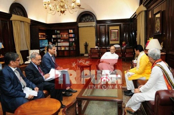 CM, Deputy CM meet Union Finance Minister at Delhi : Discuss  massive â€˜Fund crisisâ€™ of Tripura, Centreâ€™s response critical to fulfill BJPâ€™s pre-Poll promises 