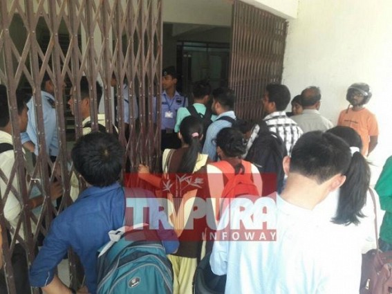 Poor results across Tripuraâ€™s 22 Degree Colleges : Mass gathering of students at Tripura University for review at the cost of Rs. 600 per paper : Hapless students mass victims of Tripura's corrupt Education system