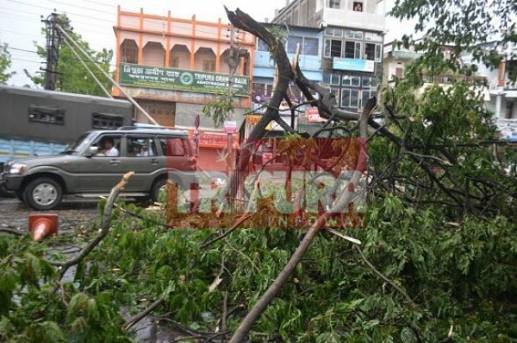 Power cut, low voltage hit various parts of Tripura following rains, storms