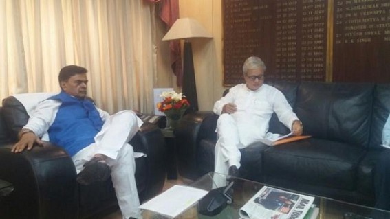 Tripura Deputy CM meets Union Power Minister at Delhi
