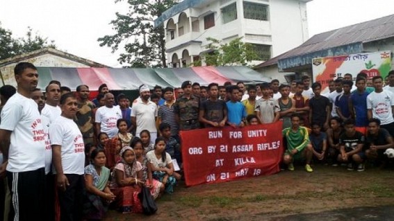 Assam Rifles conduct Run For Unity 