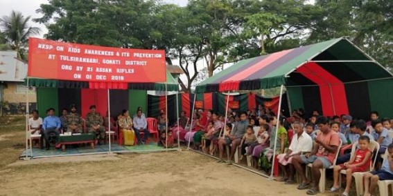 Workshop on AIDS & Prevention organized by Assam Rifles