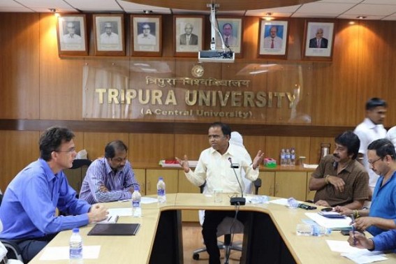 US Consulate General official visits Tripura University 