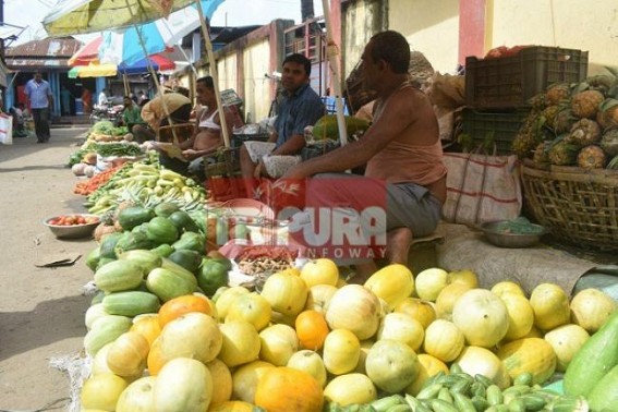 Lack of customers hits Vegetable sellers in Agartala