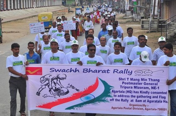 Post Office employees held Swachh Bharat Rally