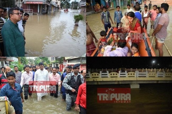 Agartala Flooding 2018 : Manik Sarkar's blind vision, CPI-M ruled AMC's corruption disabled Cityâ€™s drainage system; uphill task against BJP Govt to resolve Capital Cityâ€™s water logging problem