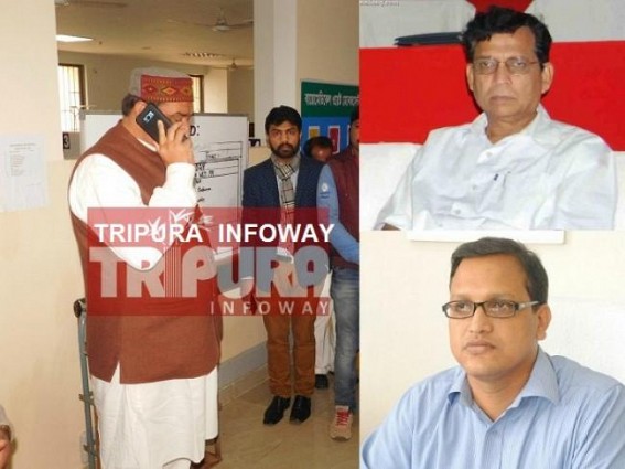 Tripura IAS, TCS officials break protocol under CPI-M threat ? Union  Minister calls DM to meet him during Govt tour ! Badal Choudhury says, 'Union Minister didn't inform before coming to Tripura' !