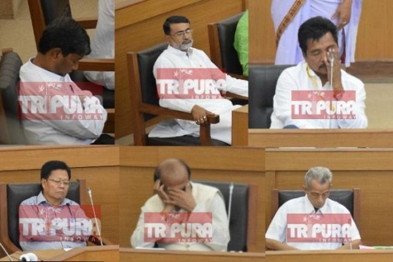 Tripura's sleepy Assembly trend Continues : Leaders spotted Dozing Off during Governor's speech