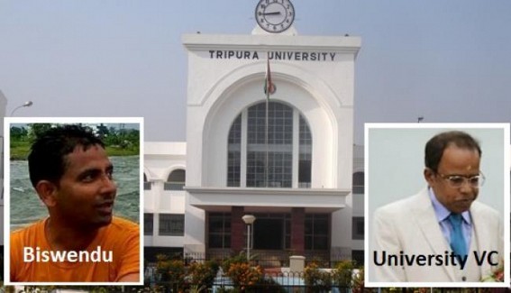 Tripura University's Corruption by Biplabâ€™s Media Mafia : No PhD, No NET qualification but Biswendu Bhattacharjee was appointed as Lecturer in Journalism Dept with Rs 50,000/- salary
