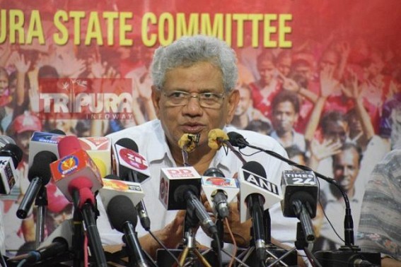 Yechury suggested â€˜tear gasâ€™ instead of bullets to stone pelters at Kashmir 