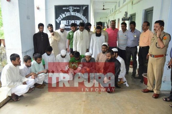 24 Bangladeshis held at Agartala Railway station