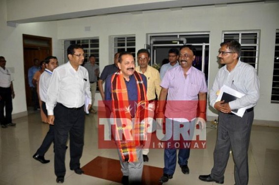 DoNER Minister arrives in Tripura