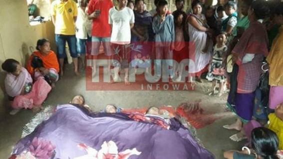 Mud-houses' collapse kills four in Tripura