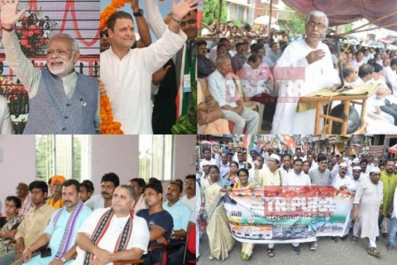 Countdown begins for 2019 Lok Sabha Election : Tripura Political parties started rallies, protests, meetings 