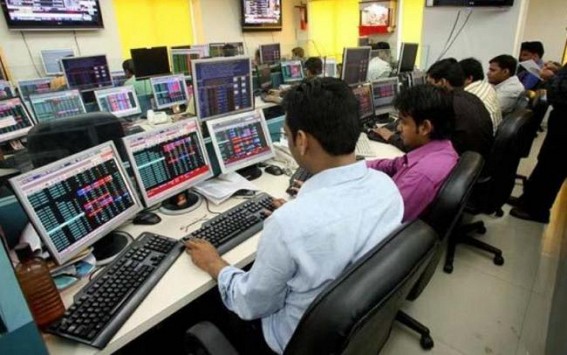 Sensex ends in green after last hour pull-back