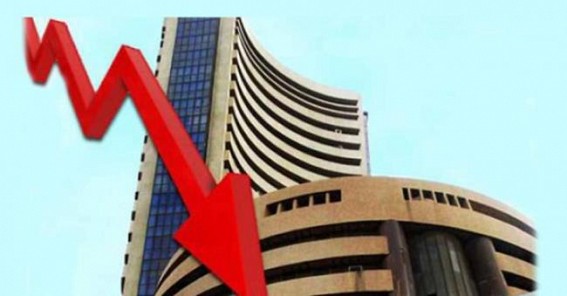 Equity indices open in red, Sensex down over 100 points