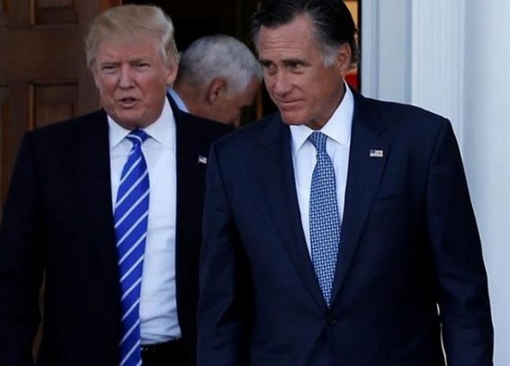 Trump caused worldwide dismay, says Mitt Romney