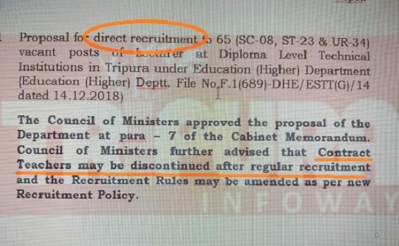 â€˜Transparent Recruitment Policyâ€™ or JUMLA ? 65 engineers to be appointed under â€˜Direct Recruitmentâ€™ to satisfy BJP-channel like previous Law Dept Recruitment