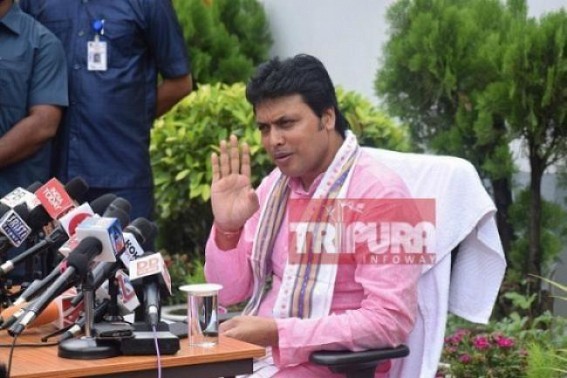 â€˜Will not fight election, if canâ€™t fulfill Vision Documentâ€™ claims Biplab Deb : Less than 2 months left to fill up 50,000 vacant posts in Govt Depts