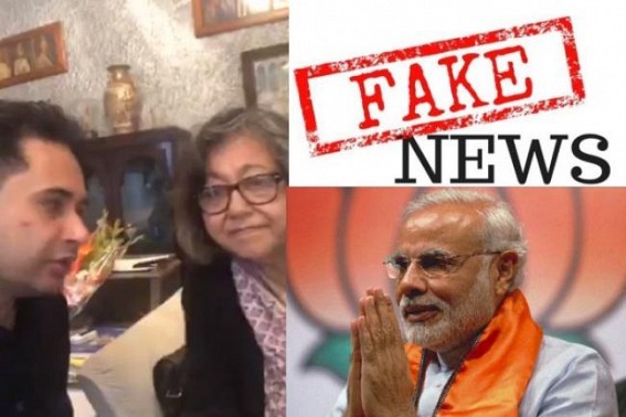 Tight slap from Tripura Royal Family to BJP sold Fake Media Reports of â€˜Rajmata Joining BJPâ€™ : â€˜I donâ€™t know Modi, how can I praise himâ€™ ? says Rajmata