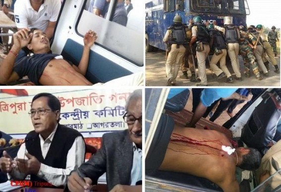 Jirania Police Firing : Critically injured Sumit Debbarma was not among the agitators, but just a local ! MP Jitendra Chaudhury calls Police, BJP miscreants â€˜National goondasâ€™