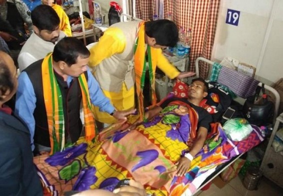 After 11 days of Jirania Police firing, Biplab Deb finally met victims at GB hospital, No action against police officials yet, no â€˜clueâ€™ about who ordered firing 
