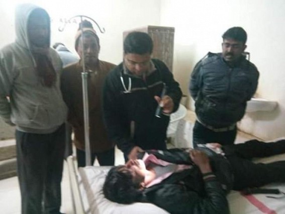 DYFI leader beaten by BJP, injured critically 