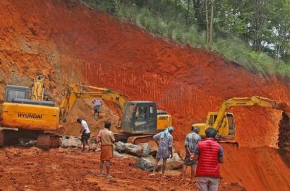 CPI-M slams BJP-IPFT Govt for using bulldozer in MGNREGA works, demands â€˜mandaysâ€™ replacing â€˜machinesâ€™