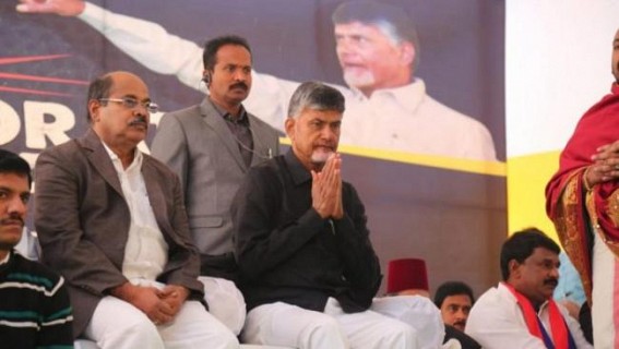 Andhra CM Continues on fast in Delhi for special status